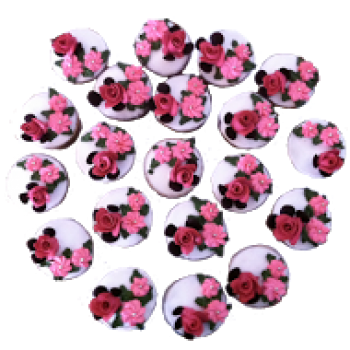 Flower cupcakes