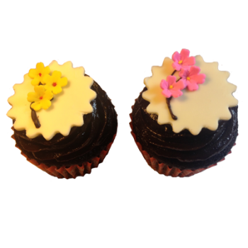 Blooming Flower cupcake